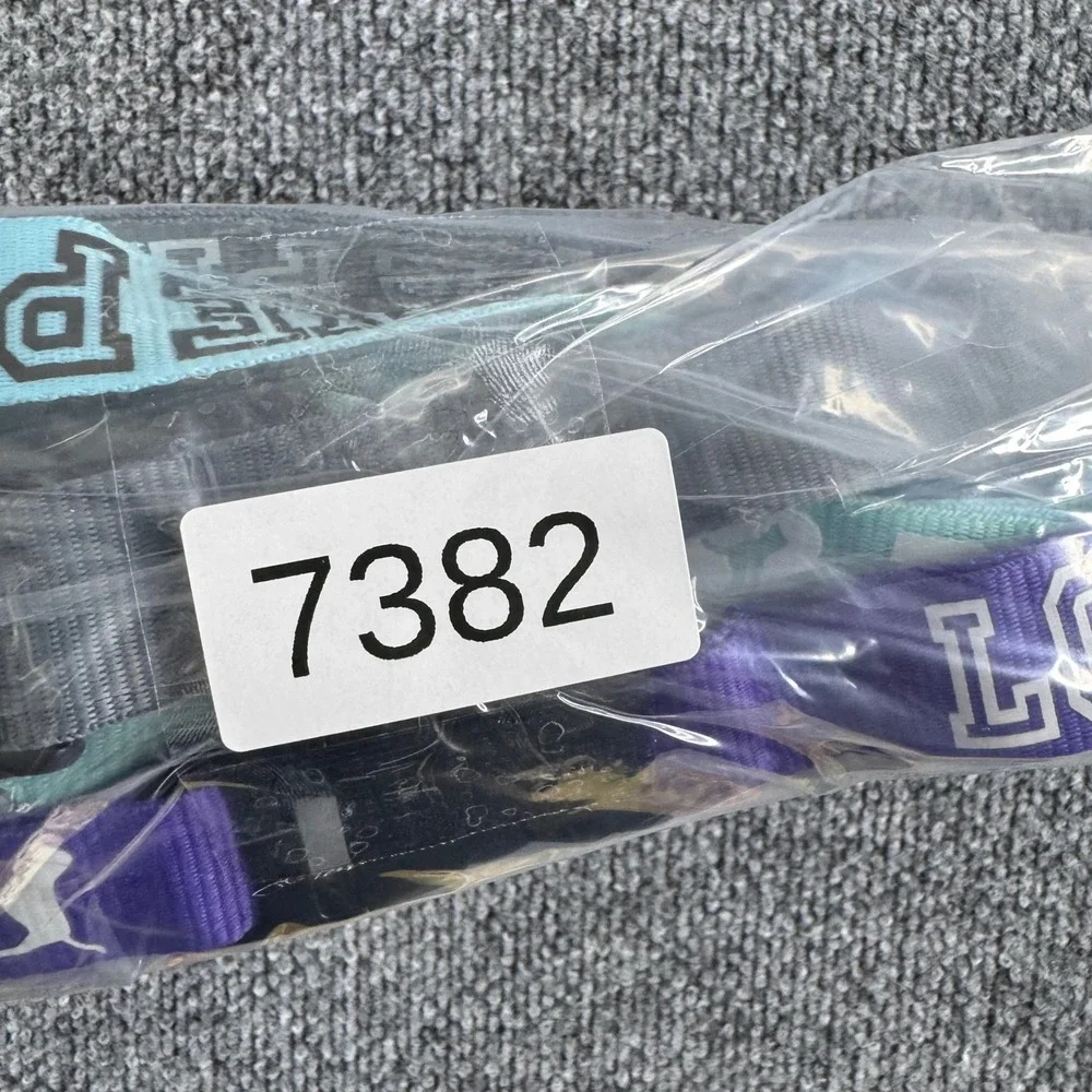 Victoria's Secret PINK Lanyards 4 Pack Grey Purple Mint Blue Dog Logo Keychains